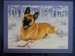 I commissioned Danae to make this pastel portrait of Ella for Gary's birthday.