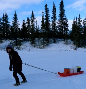 I wore the hat Brenda made almost every day last winter!